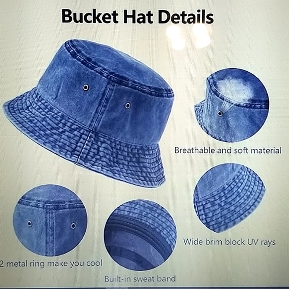 Geyoga Denim Bucket Hat - Picture 4 of 5
